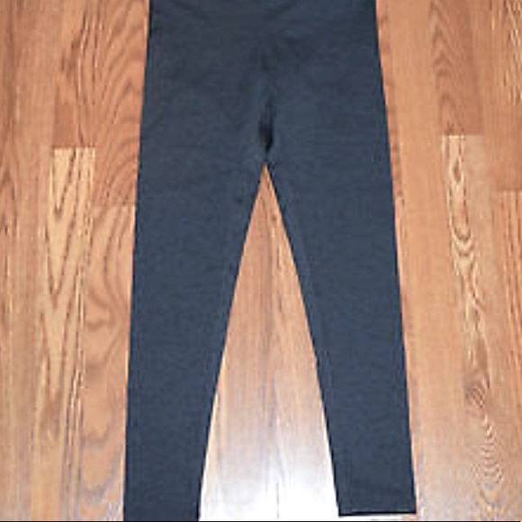 MATTY M Pull On, Thick Stretch Leggings, Charcoal Gray, Size Large. - Picture 2 of 7